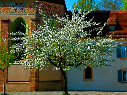 Innenhof Schloss Blutenburg