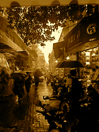 Mumbai Markt Monsun