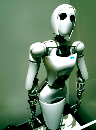 Roboter Aila im Futurium in Berlin
