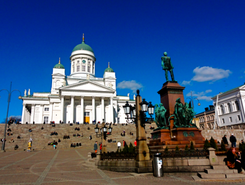 Helsinki Senatsplatz und Dom