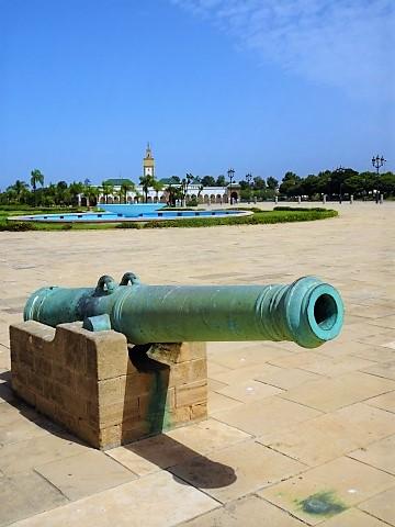 Kanone am Königspalast von Rabat