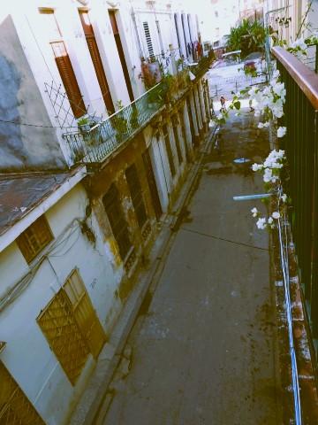 Blick vom Hostal Mango in die Calle Damas